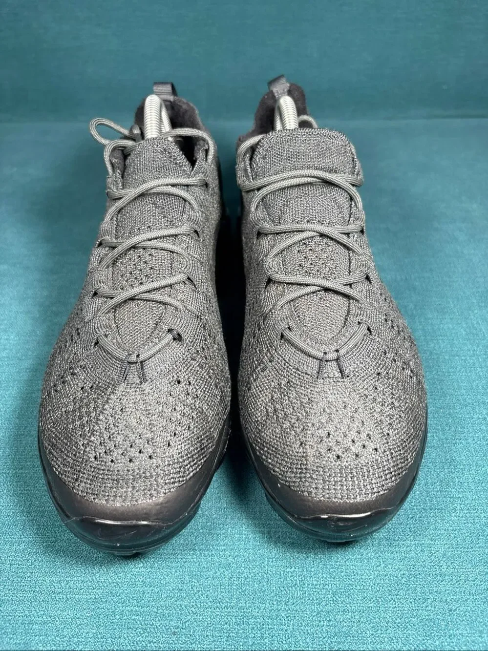 Nike Air VaporMax 2023 Flyknit Mens Size 9.5 Triple Black Sneakers DV1678-006